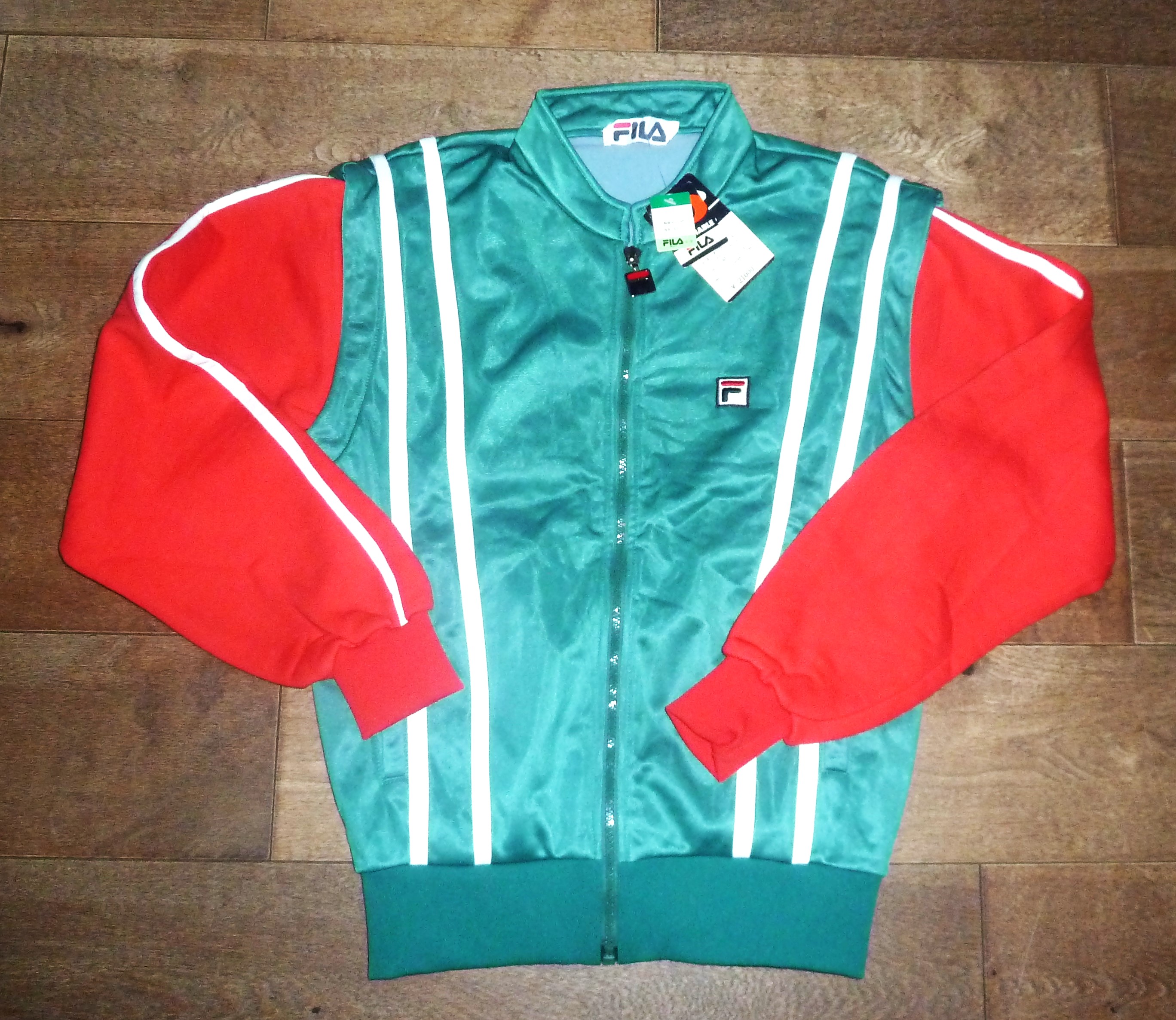 OG 1980s BNWT DEADSTOCK FILA DETACHABLE TRACKSUIT TOP/GILET US36